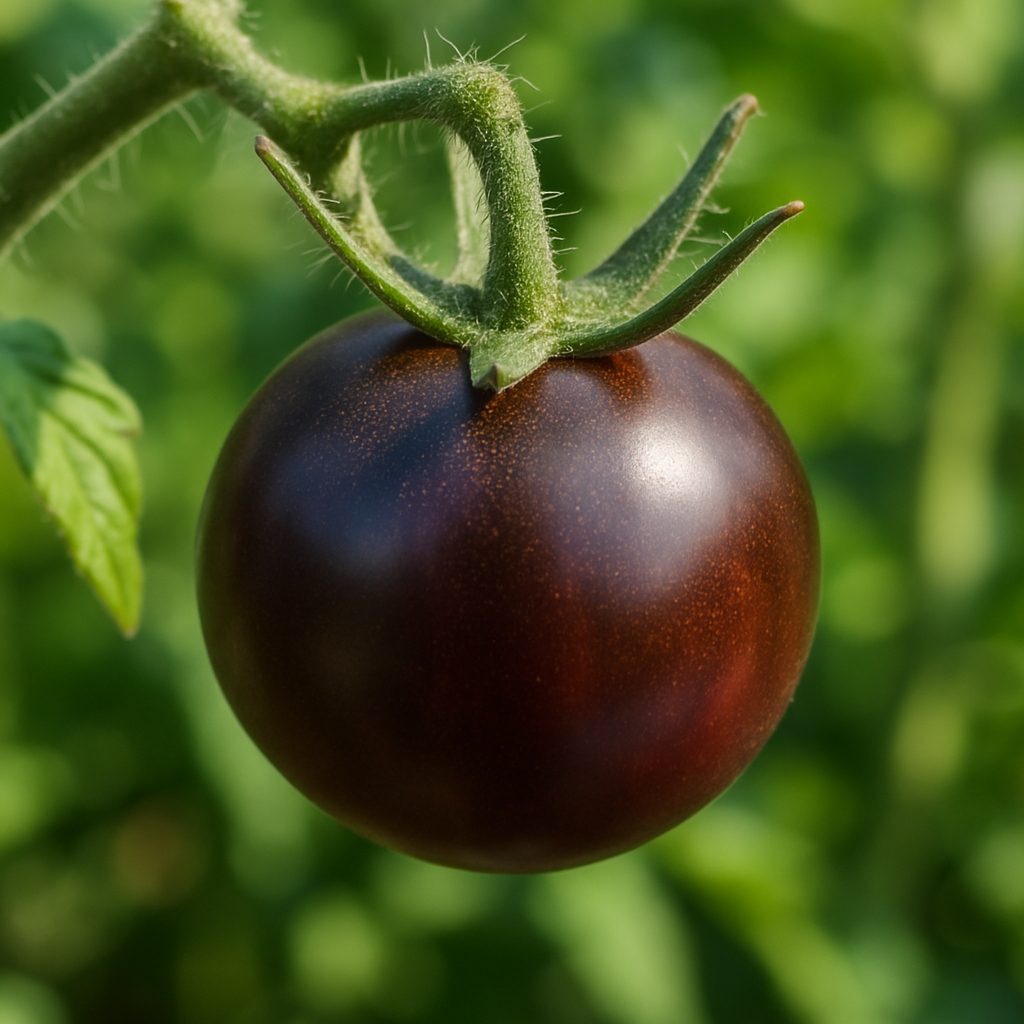 Tomate 'Black Cherry' (Solanum lycopersicum var. cerasiforme 'Black Cherry') - Guide de culture, plantation et entretien