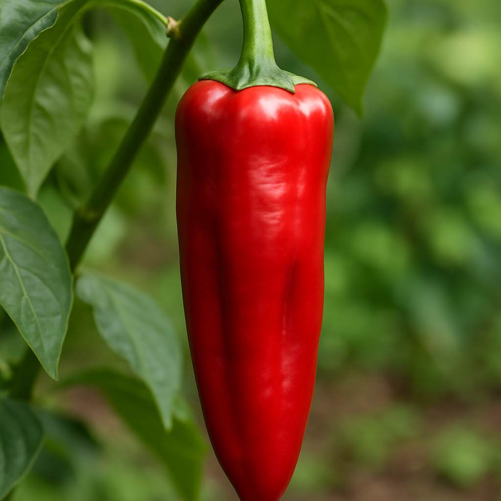 Poivron 'Marconi Red' (Capsicum annuum 'Marconi Red') - Guide de culture, plantation et entretien