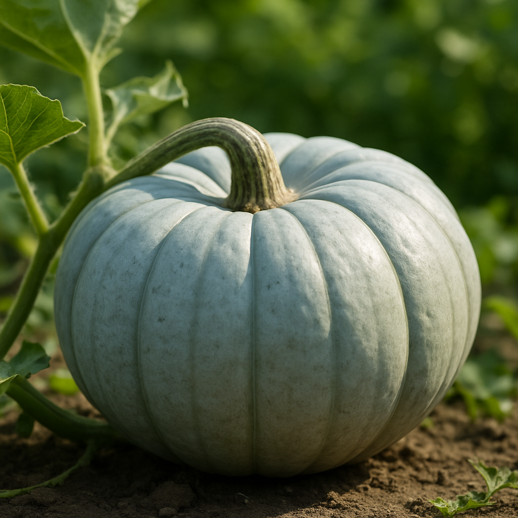 Potiron 'Bleu de Hongrie' (Cucurbita maxima 'Blue Hungarian') - Guide de culture, plantation et entretien