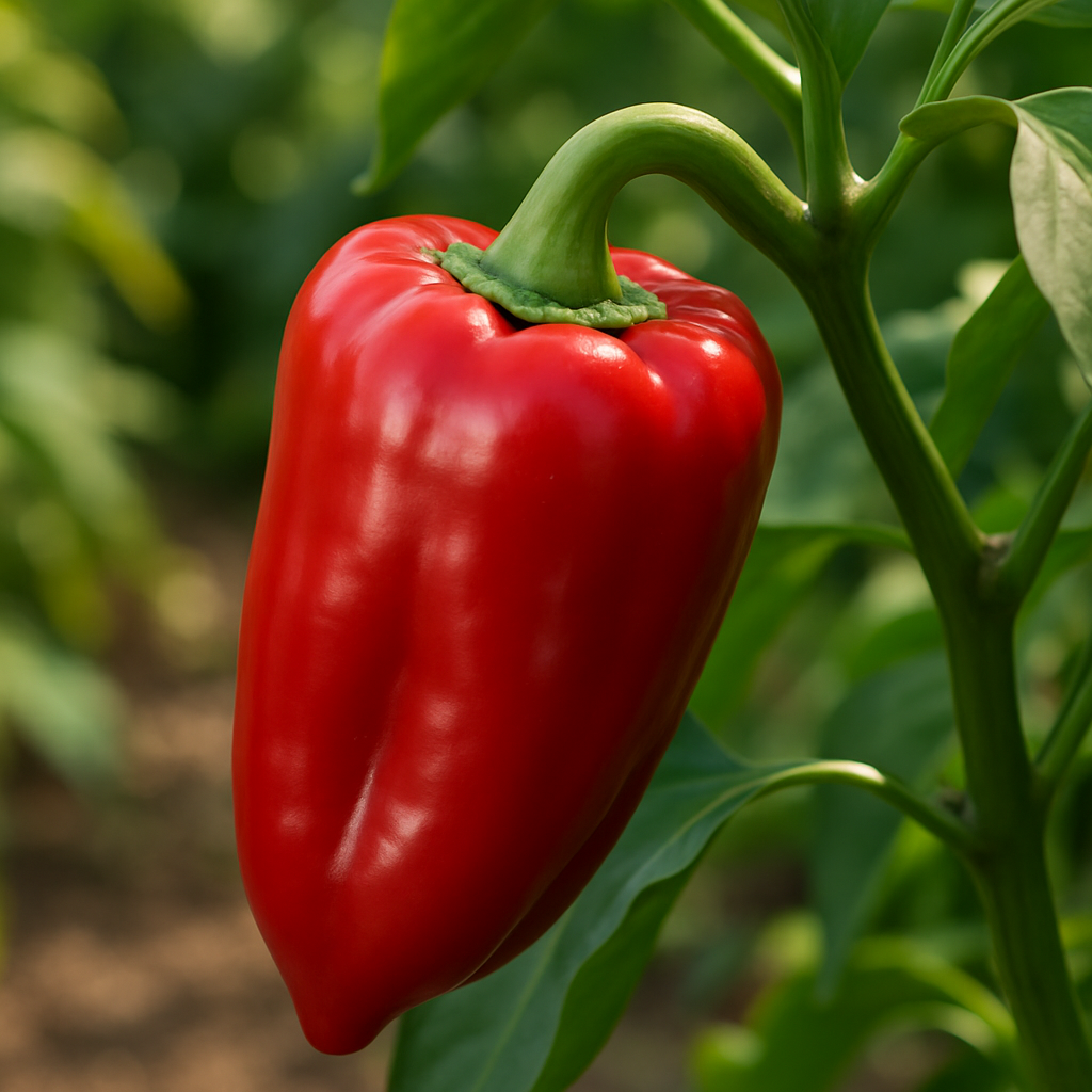 Poivron 'Lipstick' (Capsicum annuum 'Lipstick') - Guide de culture, plantation et entretien