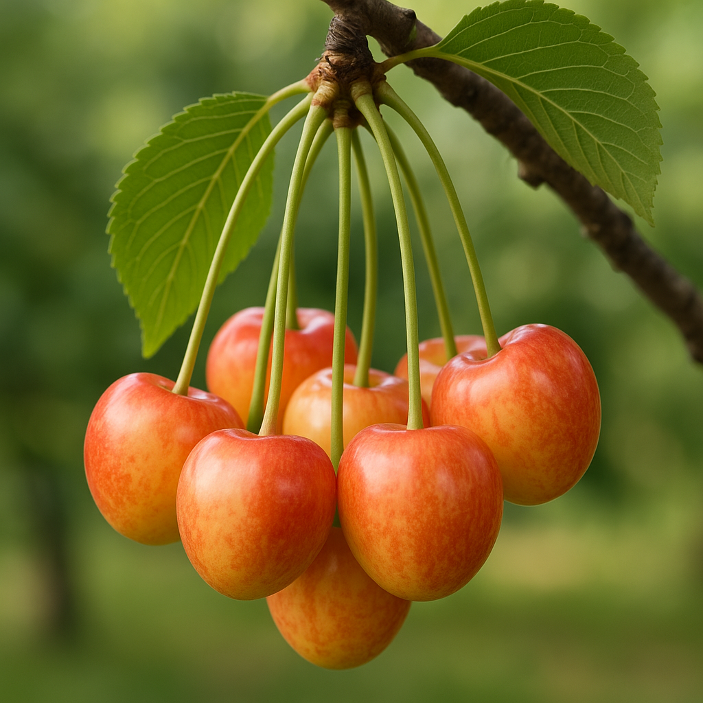 Cerisier 'Bigarreau Napoléon' (Royal Ann) (Prunus avium 'Napoléon') - Guide de culture, plantation et entretien