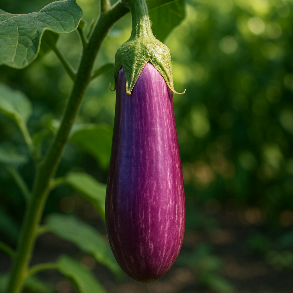 Aubergine 'Ping Tung Long' (Solanum melongena 'Ping Tung Long') - Guide de culture, plantation et entretien