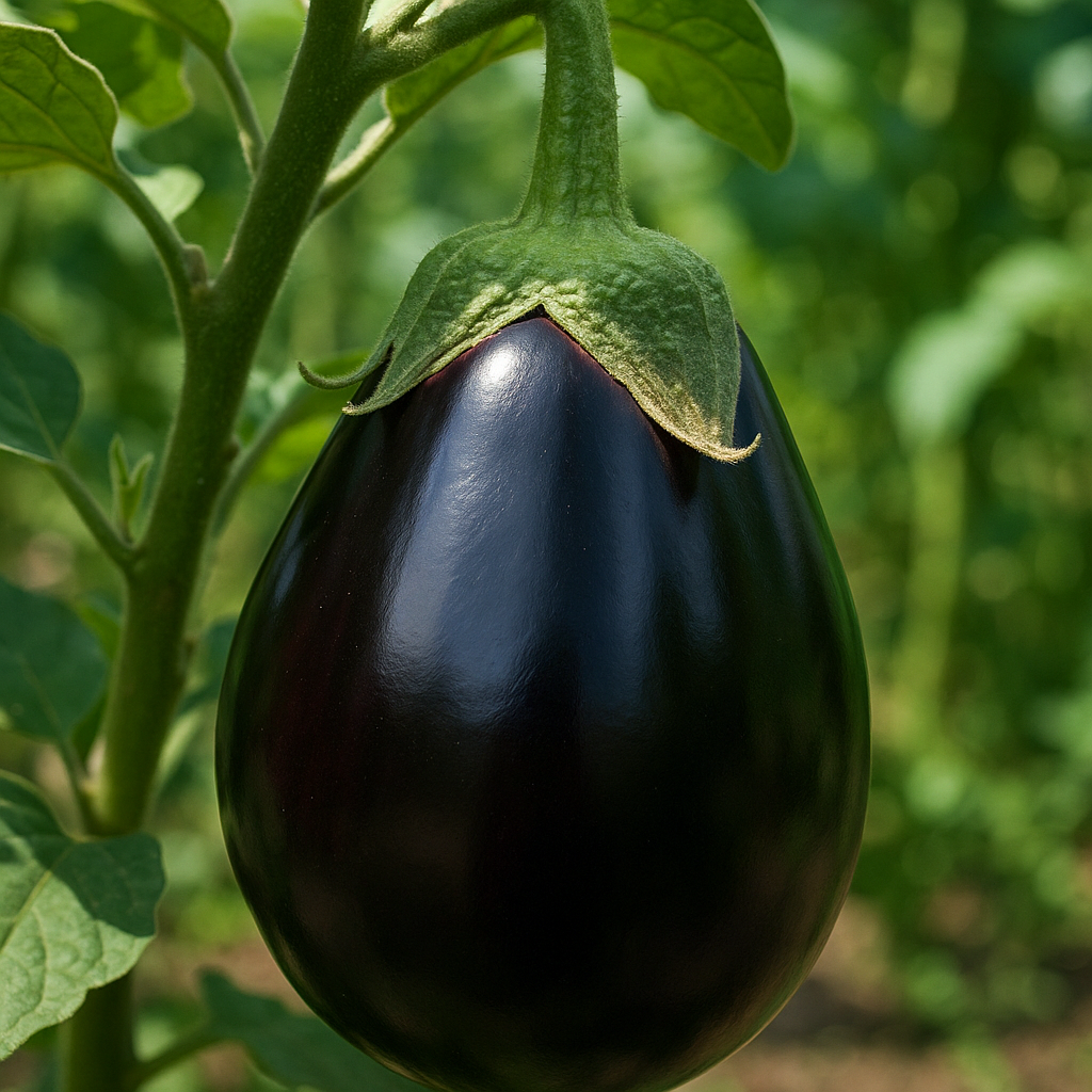 Aubergine 'Black Beauty' (Solanum melongena 'Black Beauty') - Guide de culture, plantation et entretien