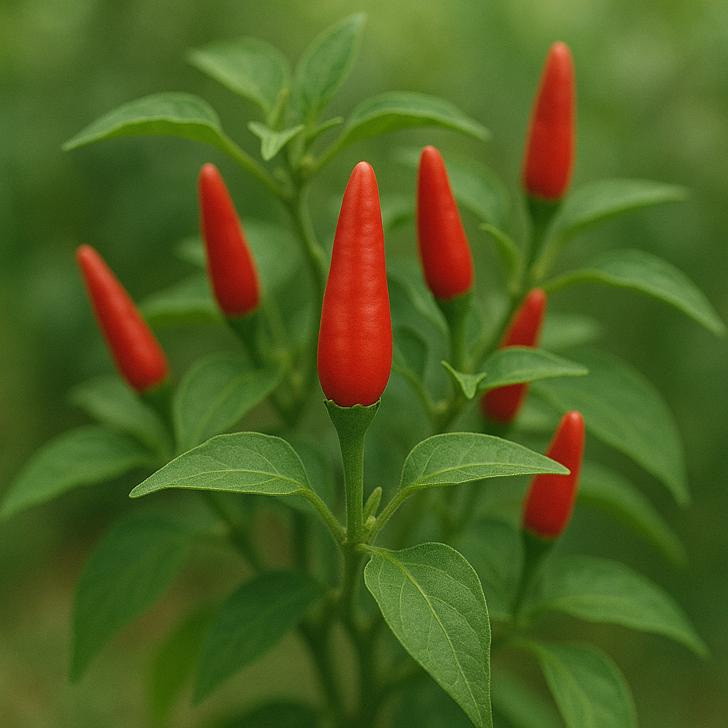 Piment 'Thai Bird's Eye' (Capsicum frutescens 'Bird's Eye') - Guide de culture, plantation et entretien