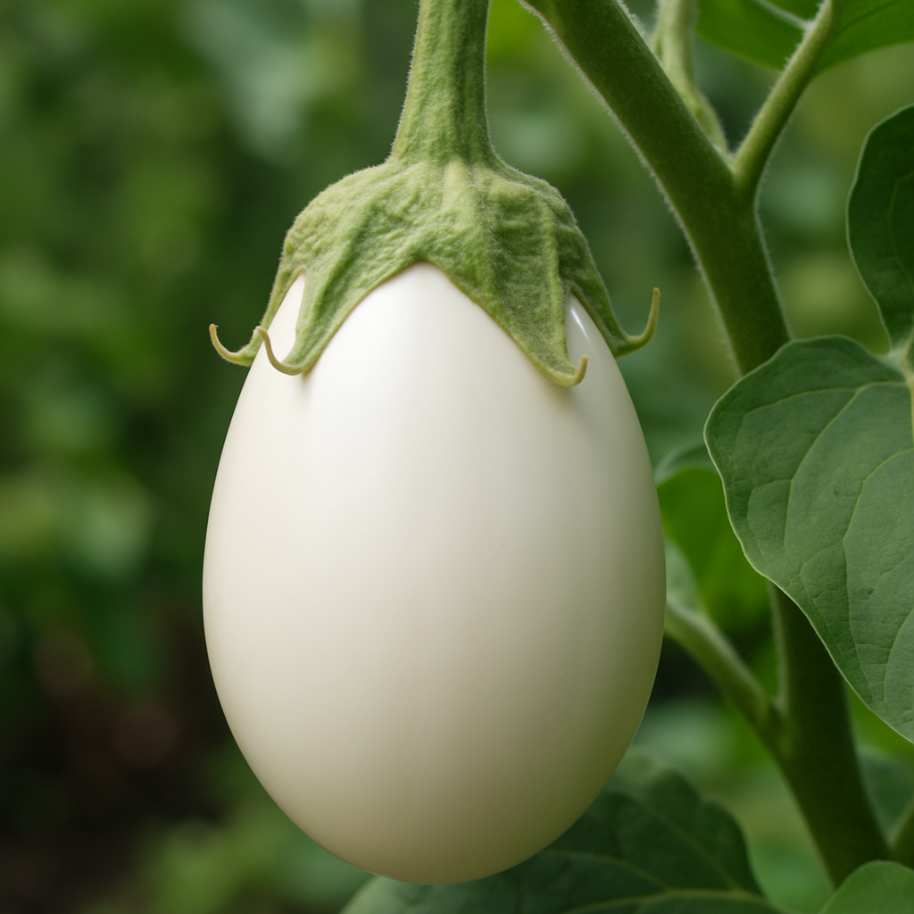 Aubergine 'White Egg' (Solanum melongena 'White Egg') - Guide de culture, plantation et entretien