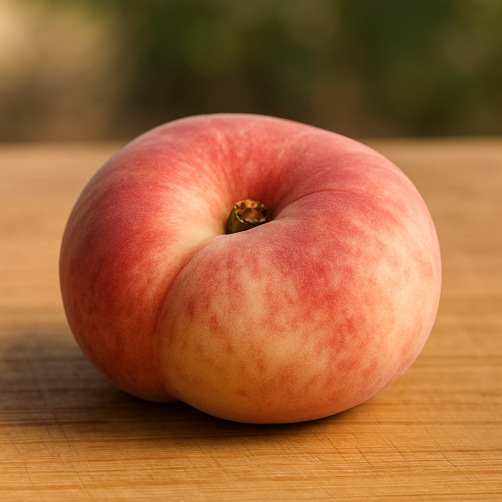 Pêcher 'Saturn' (pêche plate) (Prunus persica 'Saturn') - Guide de culture, plantation et entretien