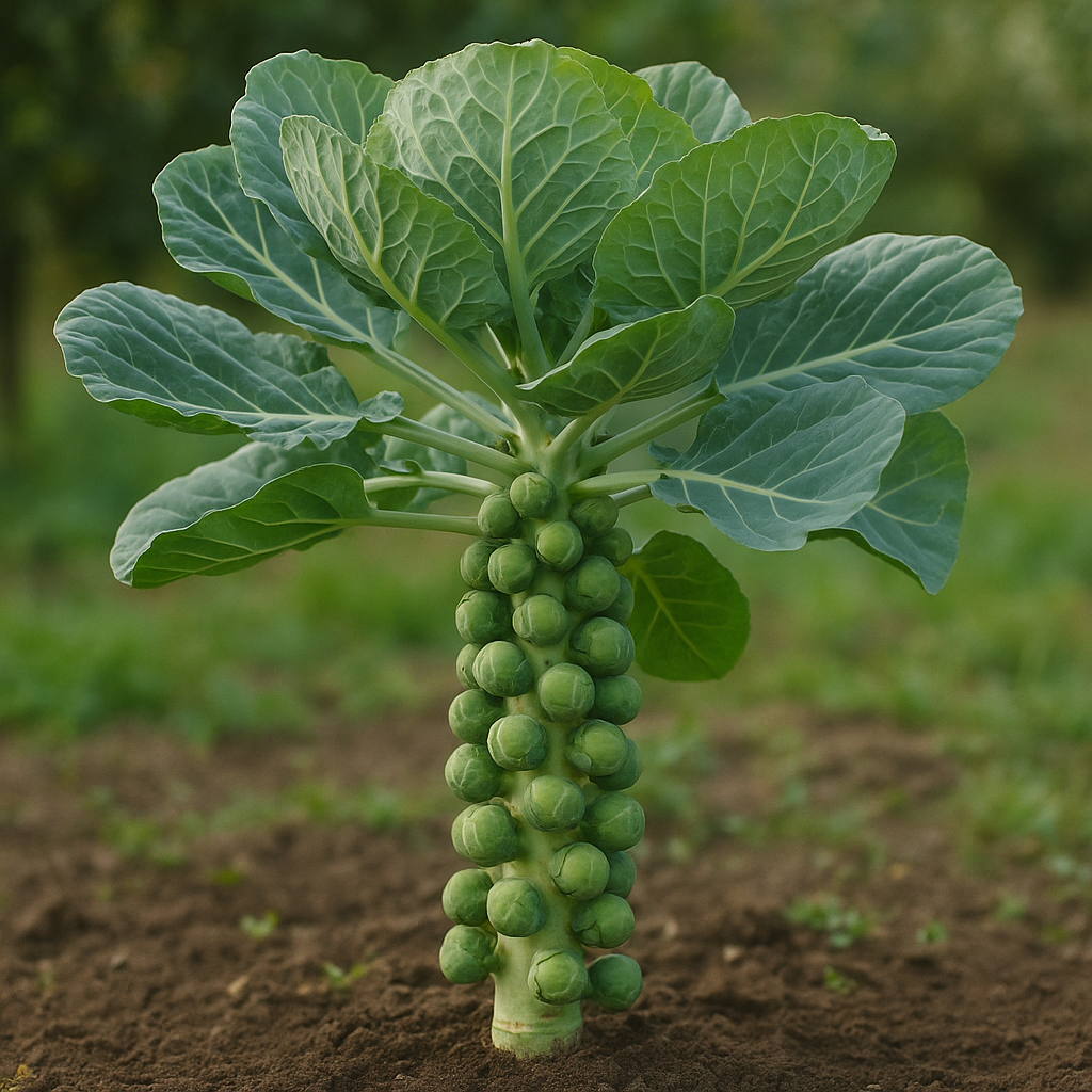 Chou de Bruxelles 'Jade Cross' (Brassica oleracea var. gemmifera 'Jade Cross') - Guide de culture, plantation et entretien