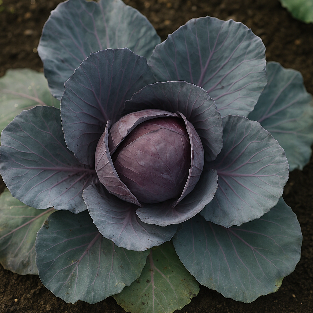 Chou rouge 'Red Drumhead' (Brassica oleracea var. capitata f. rubra 'Red Drumhead') - Guide de culture, plantation et entretien