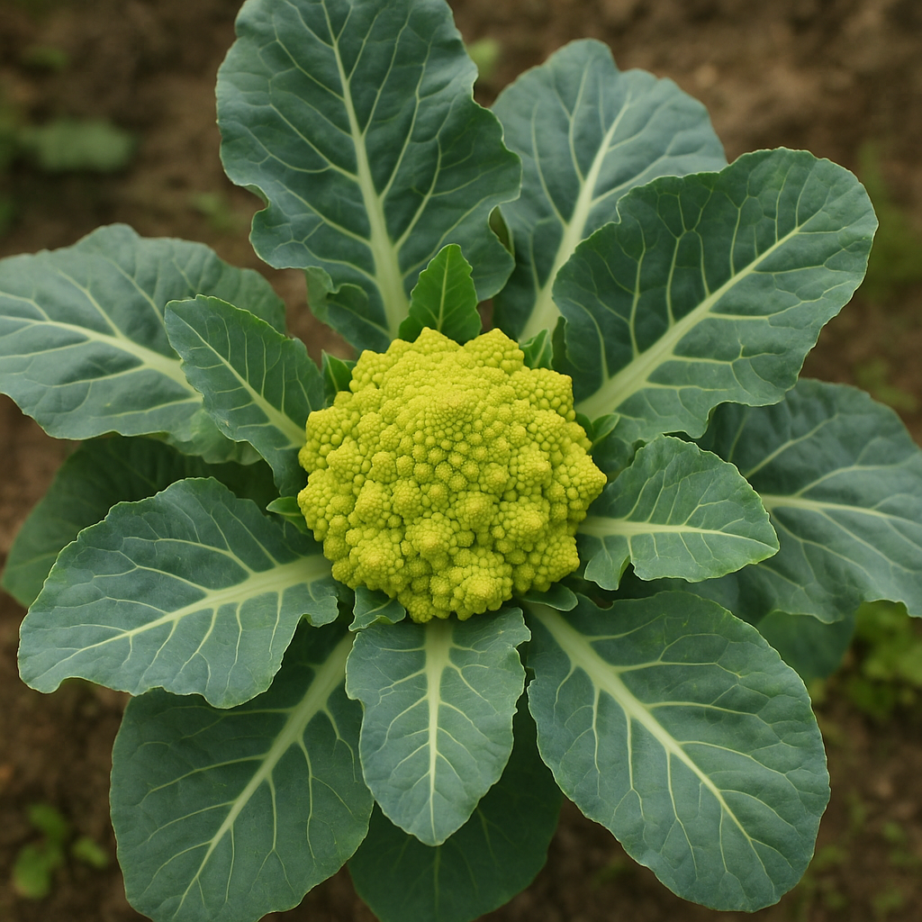 Chou-fleur 'Romanesco' (Brassica oleracea var. botrytis 'Romanesco') - Guide de culture, plantation et entretien