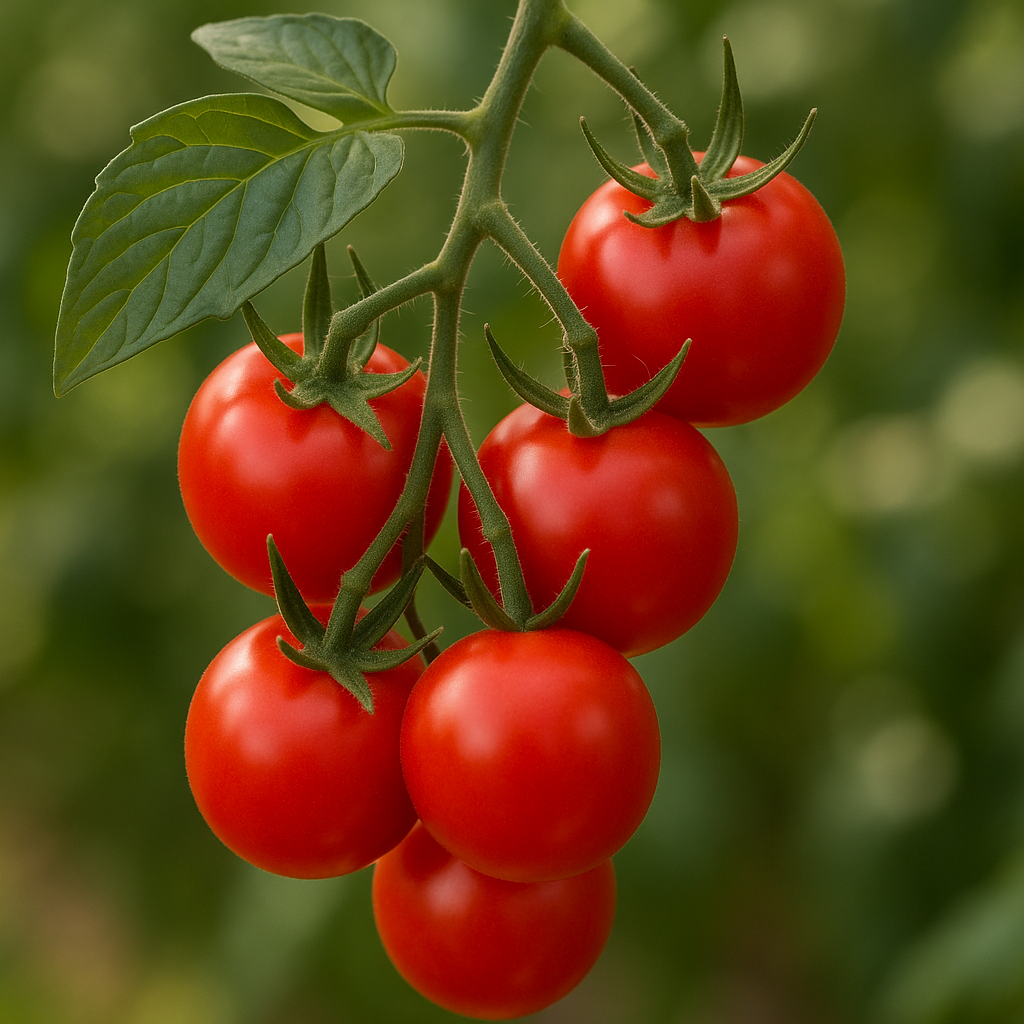 Tomate cerise 'Cerise rouge classique' (Solanum lycopersicum var. cerasiforme 'Red Cherry') - Guide de culture, plantation et entretien