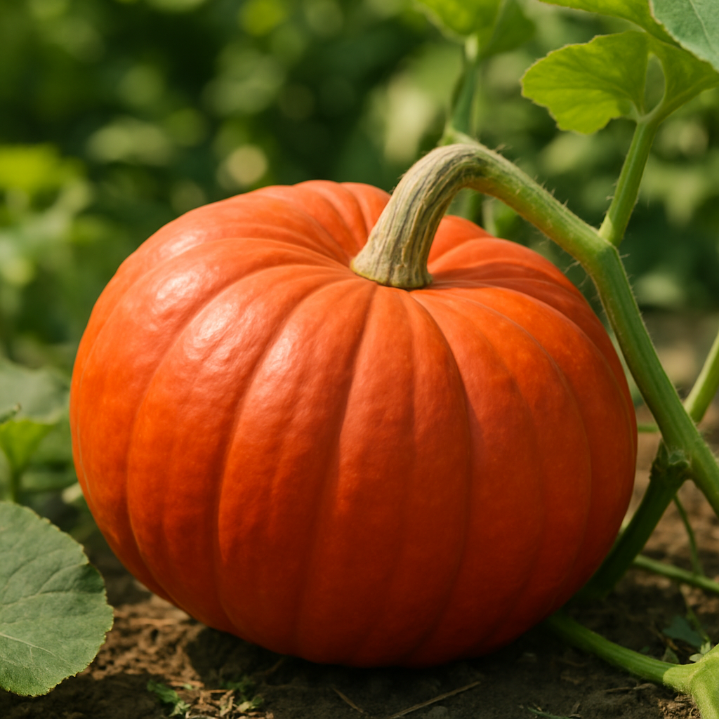 Potiron 'Rouge Vif d'Étampes' (Cucurbita maxima 'Rouge Vif d'Étampes') - Guide de culture, plantation et entretien