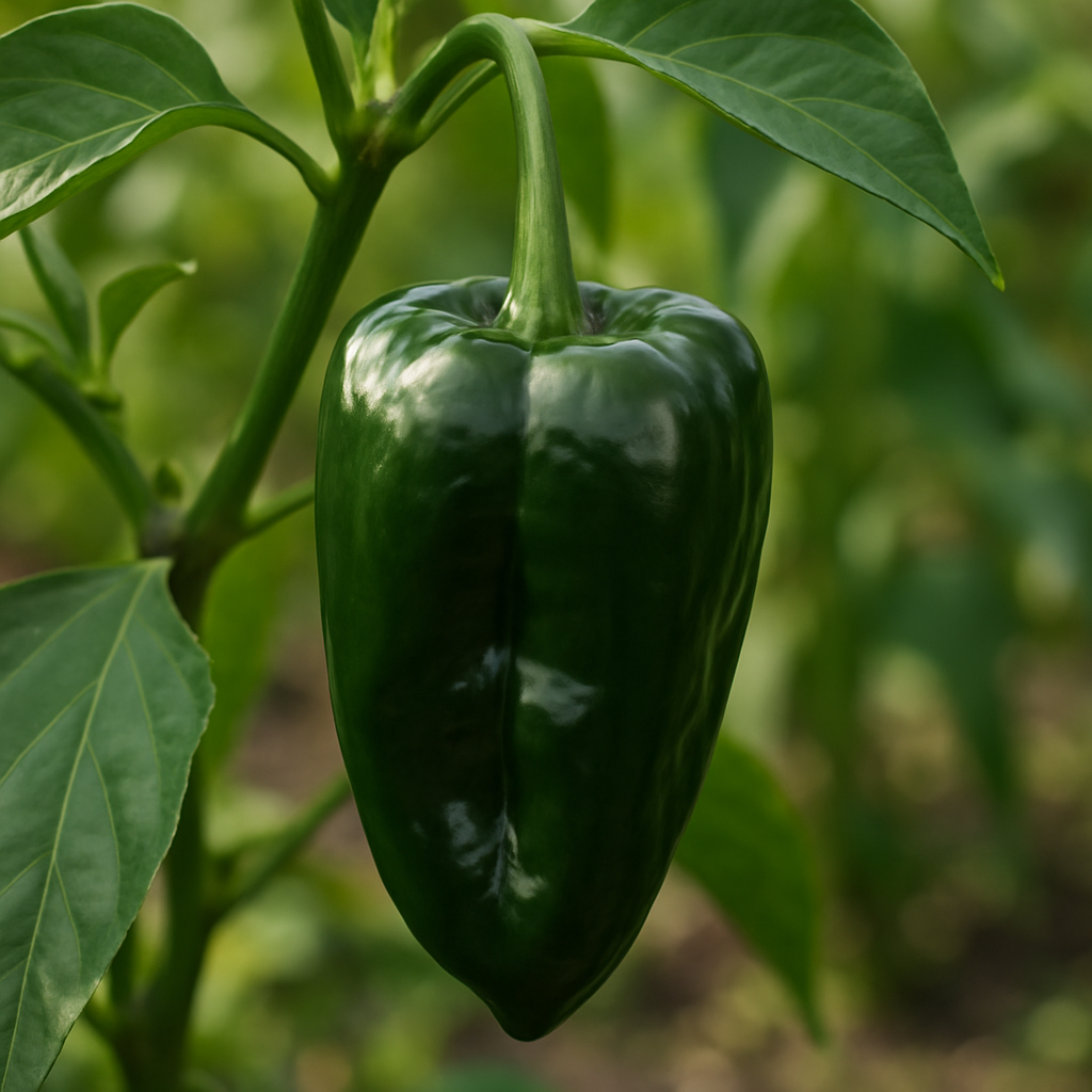 Piment 'Poblano / Ancho' (Capsicum annuum 'Poblano') - Guide de culture, plantation et entretien